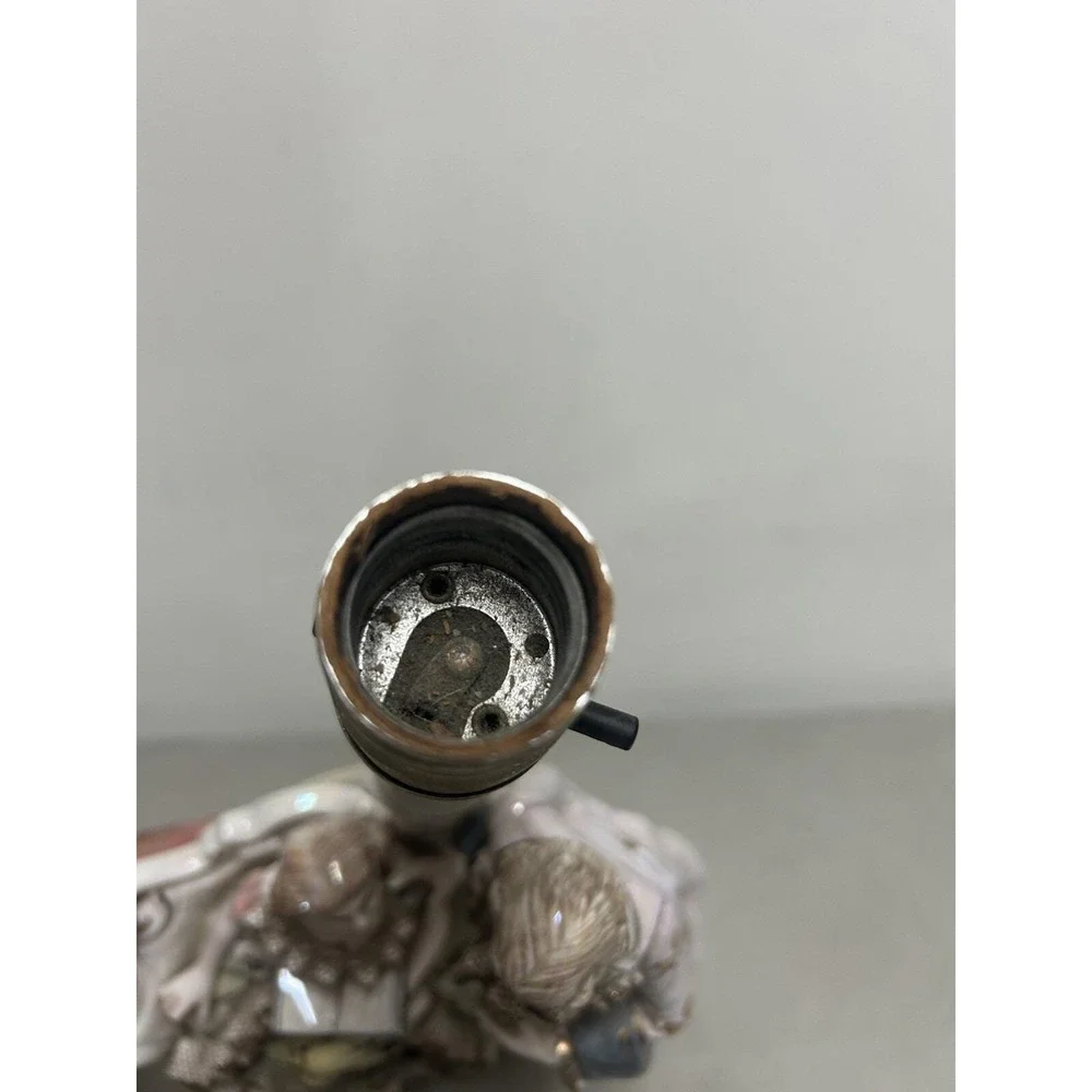 Rare Vintage Made in Japan Antique Porcelain Victorian Lamp Royal Rococco